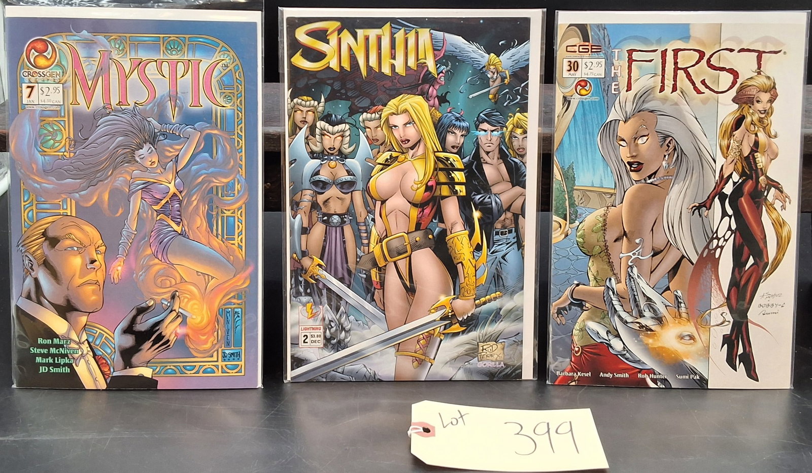 Lot of 3 Misc Comics: Mysitc #7, Sinthia #2, The First #30: Lot of 3 Misc Comics: Mysitc #7, Sinthia #2, The First #30 Condition All property is sold in "as is" condition and all sales are final. Teel Auctions and its consignor make no representations or