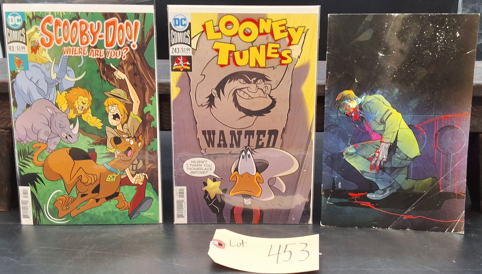 Lot of 3 Misc Comics: Scooby-Doo! #93, Looney Tunes #243, Blood Stained Teeth #1: Lot of 3 Misc Comics: Scooby-Doo! #93, Looney Tunes #243, Blood Stained Teeth #1 Condition All property is sold in "as is" condition and all sales are final. Teel Auctions and its consignor make no re