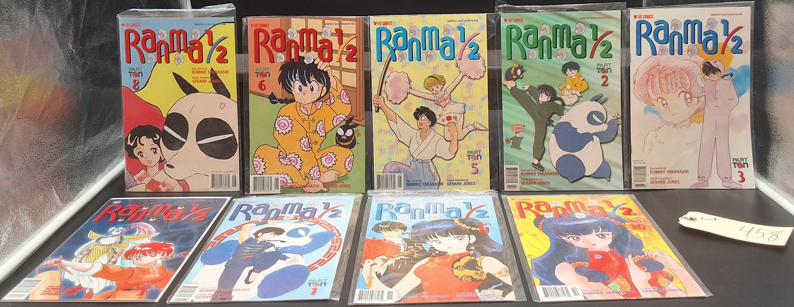 Ranma 1/2 Part Ten: #1, 2, 3, 5, 6, 8, 10, 11, and Part Twelve #1: Ranma 1/2 Part Ten: #1, 2, 3, 5, 6, 8, 10, 11, and Part Twelve #1 Condition All property is sold in "as is" condition and all sales are final. Teel Auctions and its consignor make no representations o