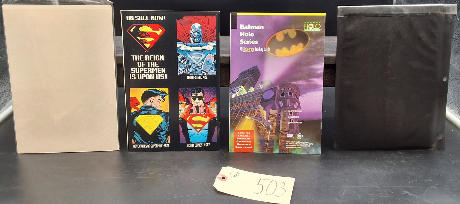 Lot of 4 Misc Superman Comics: #75, 78, 728, Adventures of Superman #500 Unopened - 2
