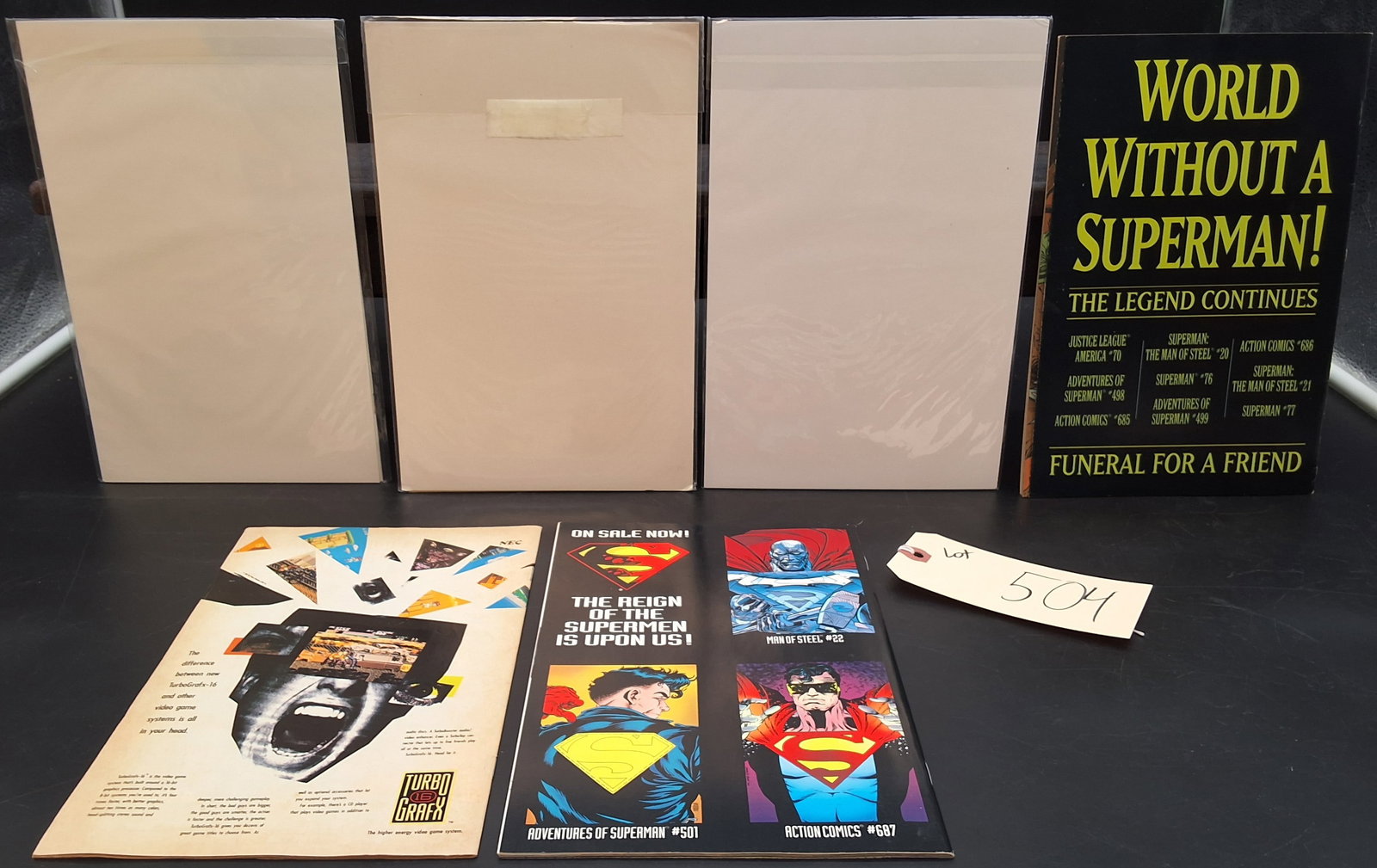 Lot of 6 Superman Comics: #46, 53, 56, 75, 37, 78 - 2