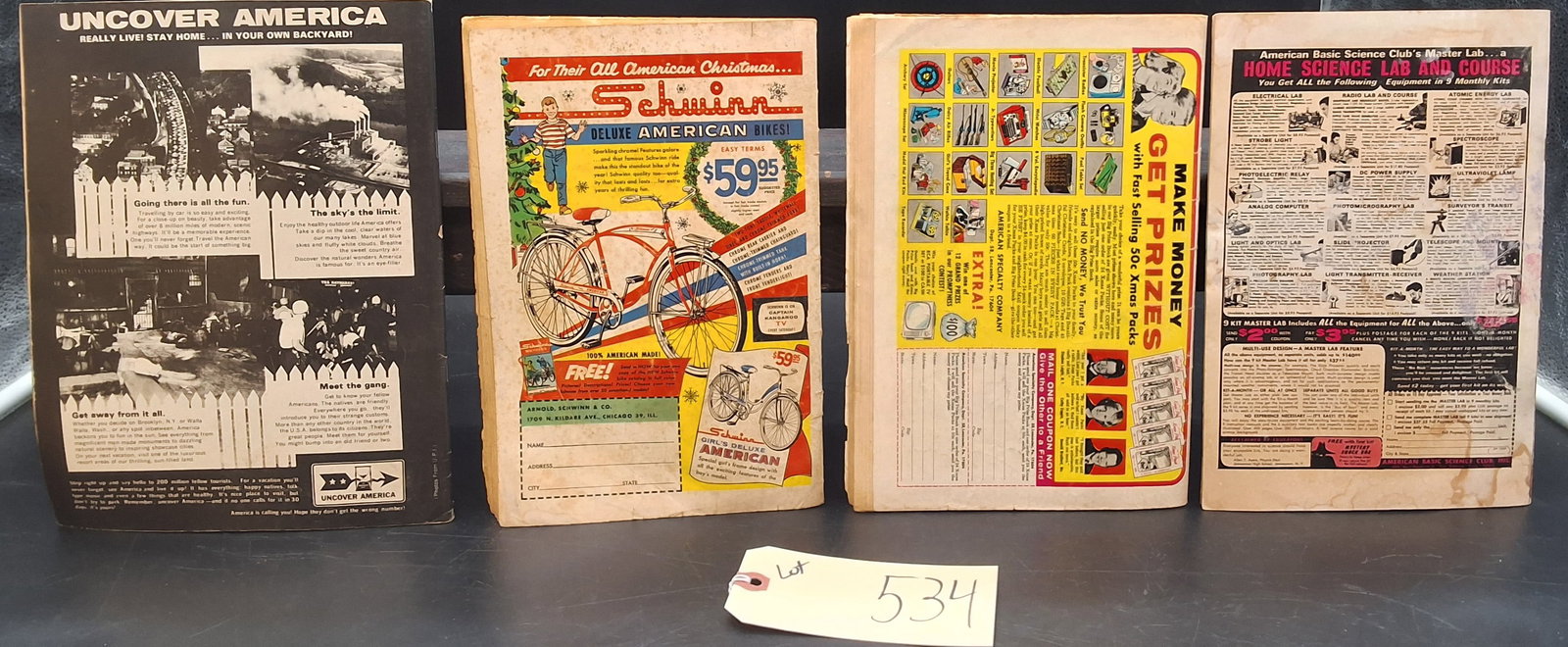 Lot of 4 Vintage Comics: - 2