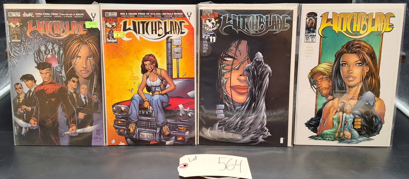 Lot of 4 Witchblade Comics: #55, 53, 11, 12: Lot of 4 Witchblade Comics: #55, 53, 11, 12 Condition All property is sold in "as is" condition and all sales are final. Teel Auctions and its consignor make no representations or warranties, express