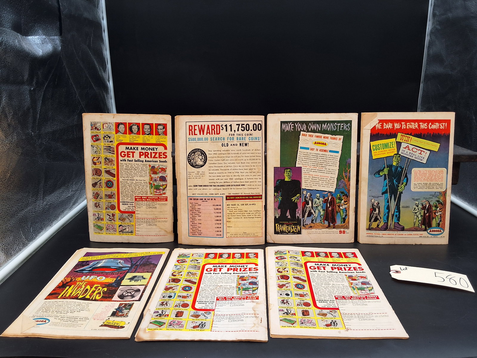 Lot of 7 1960s Adventure Comics - 2