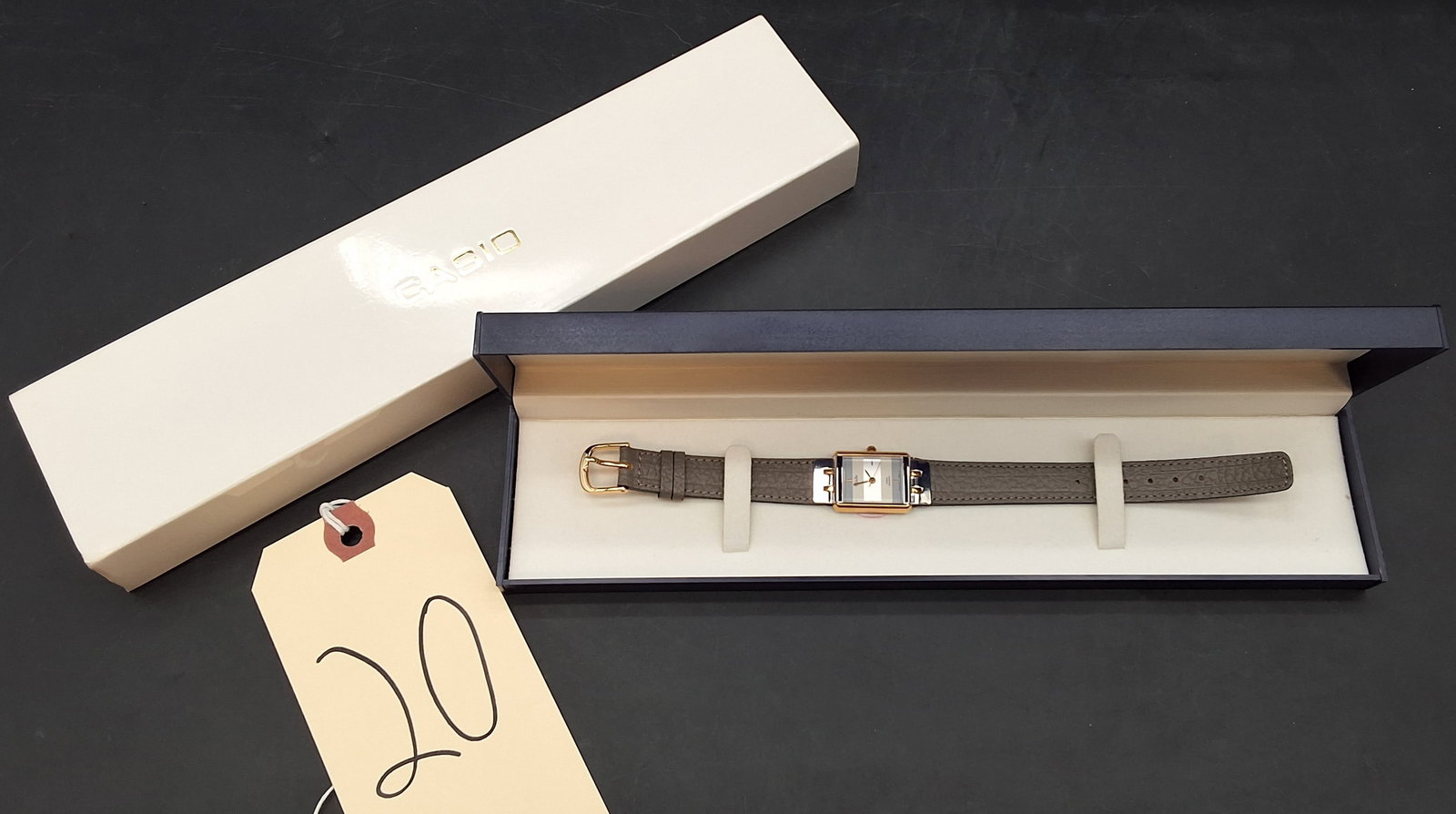 Casio Cloche Watch 002545: Casio Cloche Watch 002545 Condition All property is sold in "as is" condition and all sales are final. Teel Auctions and its consignor make no representations or warranties, express or implied, with
