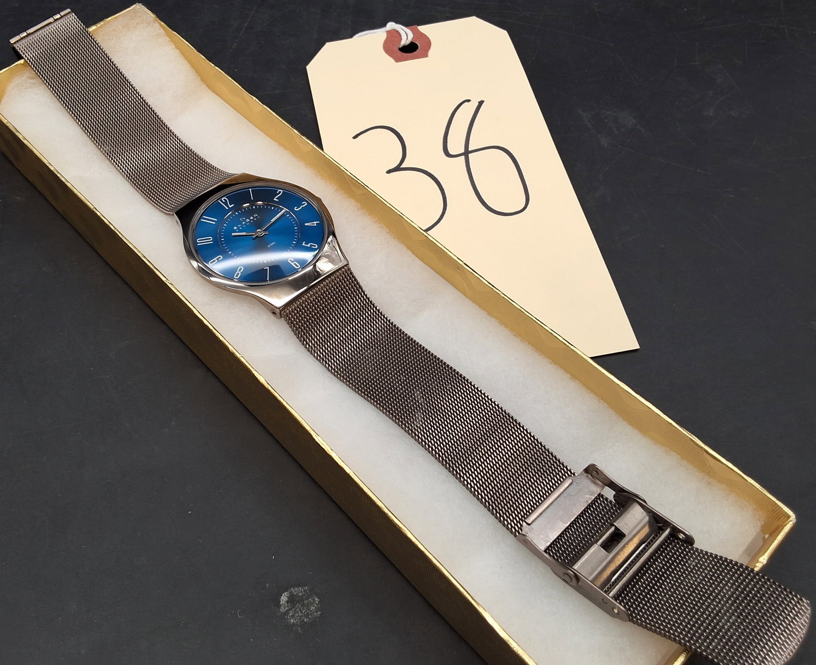 Skagen Denmark silver tone men's watch 233LSTN - 2