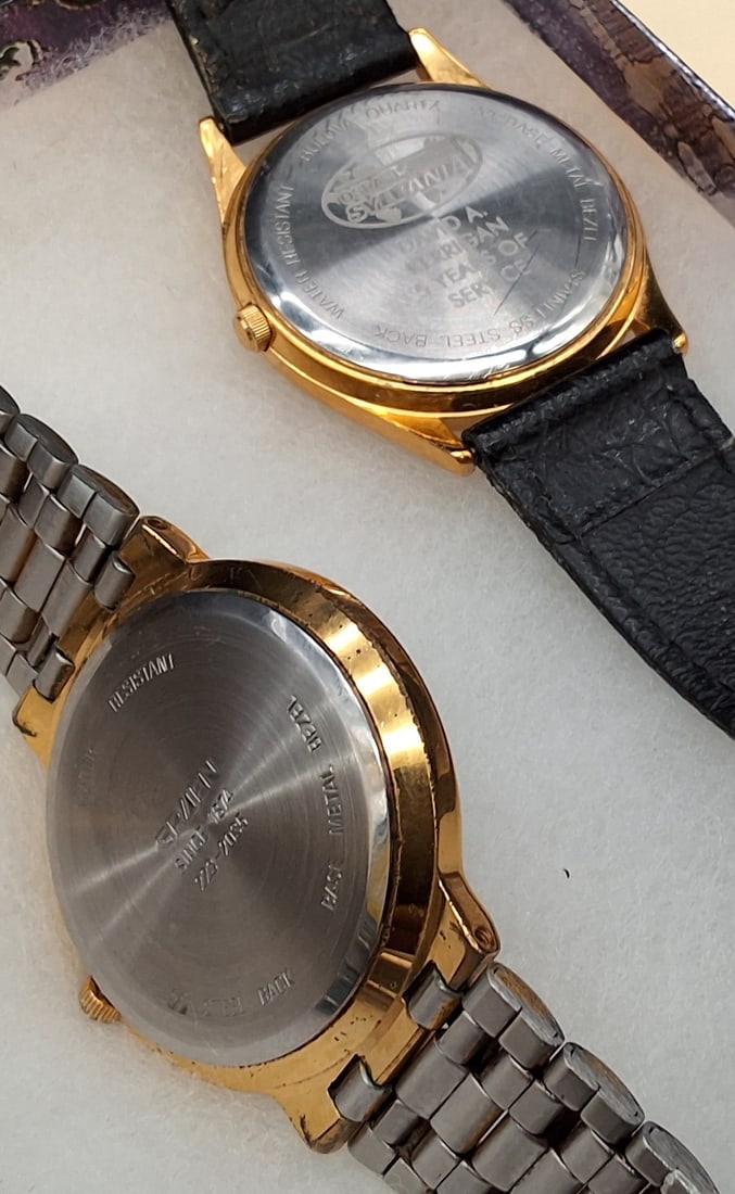 Gruen 223-2035 and Caravelle by Bulova engraved watch - 3