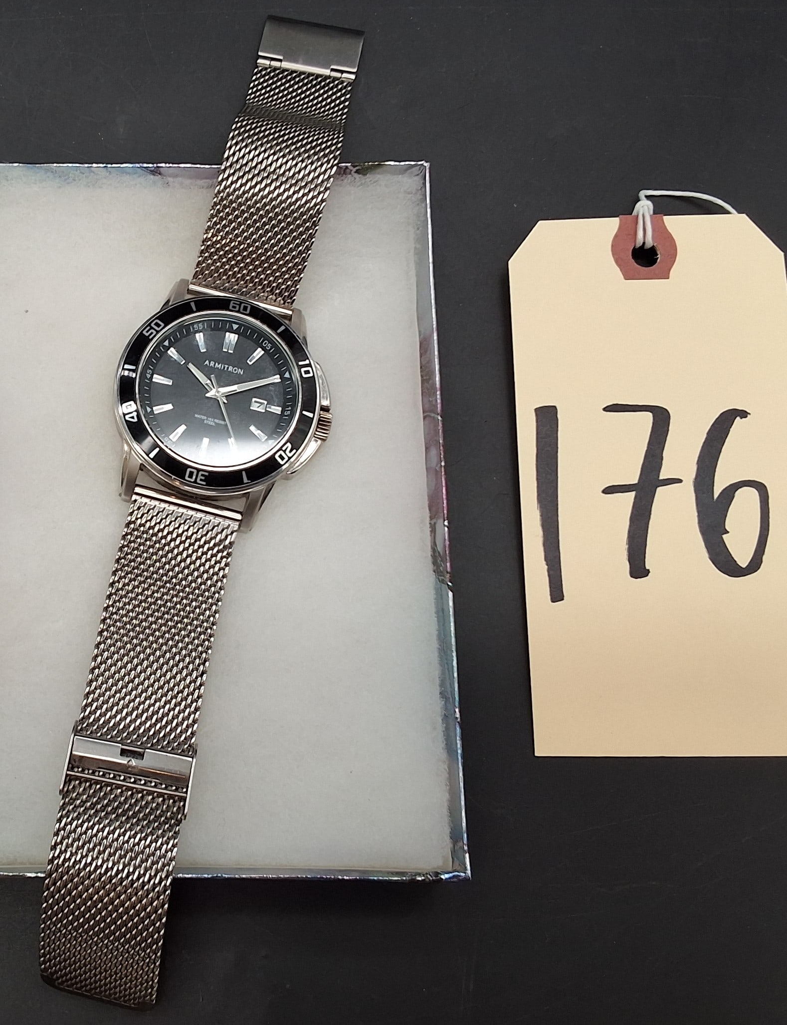 Armitron silvertone men's watch 20/ 5425SV (1 of 3)