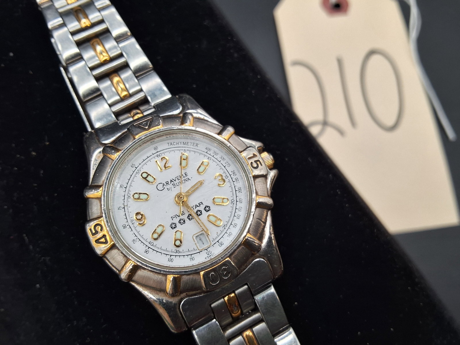 Caravelle by Bulova 5 Star 2 tone watch - 2