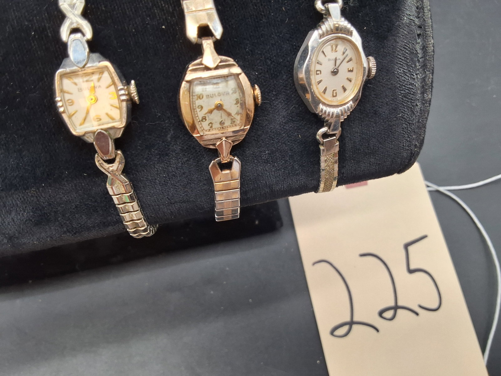 Lot of Bulova Watches: 4875936, 10k gold filled 1554831, 10k RGP Bezel X896351 - 2