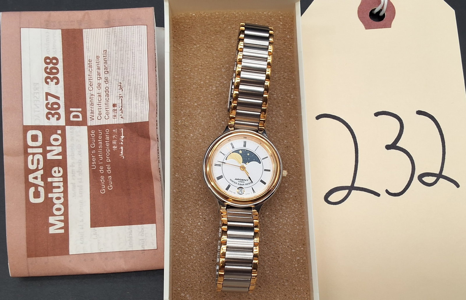 Argent Casio module no 367 368: Argent Casio module no 367 368 Condition All property is sold in "as is" condition and all sales are final. Teel Auctions and its consignor make no representations or warranties, express or implied,