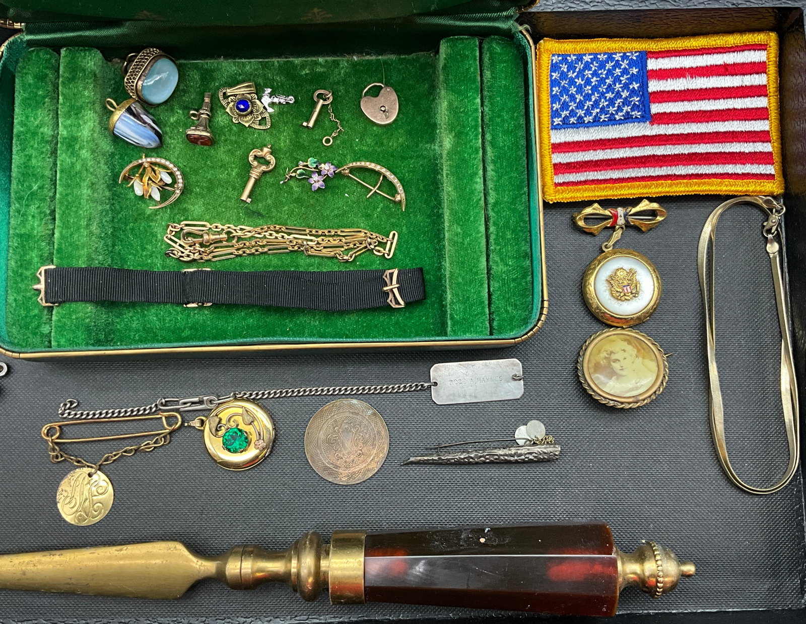 A Collection of Vintage Fraternal Pins, Jewelry, and Memorabilia - 3