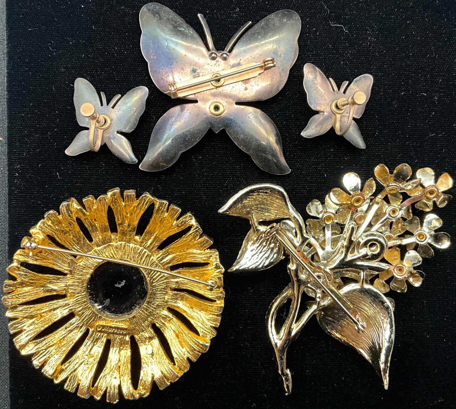 A Collection of Vintage Enameled and Rhinestone Costume Jewelry - 2