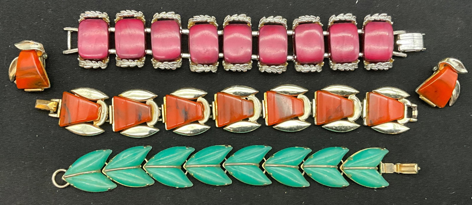 A Group of Vintage Mid-Century Costume Jewelry including Sets by Star and Charel - 2