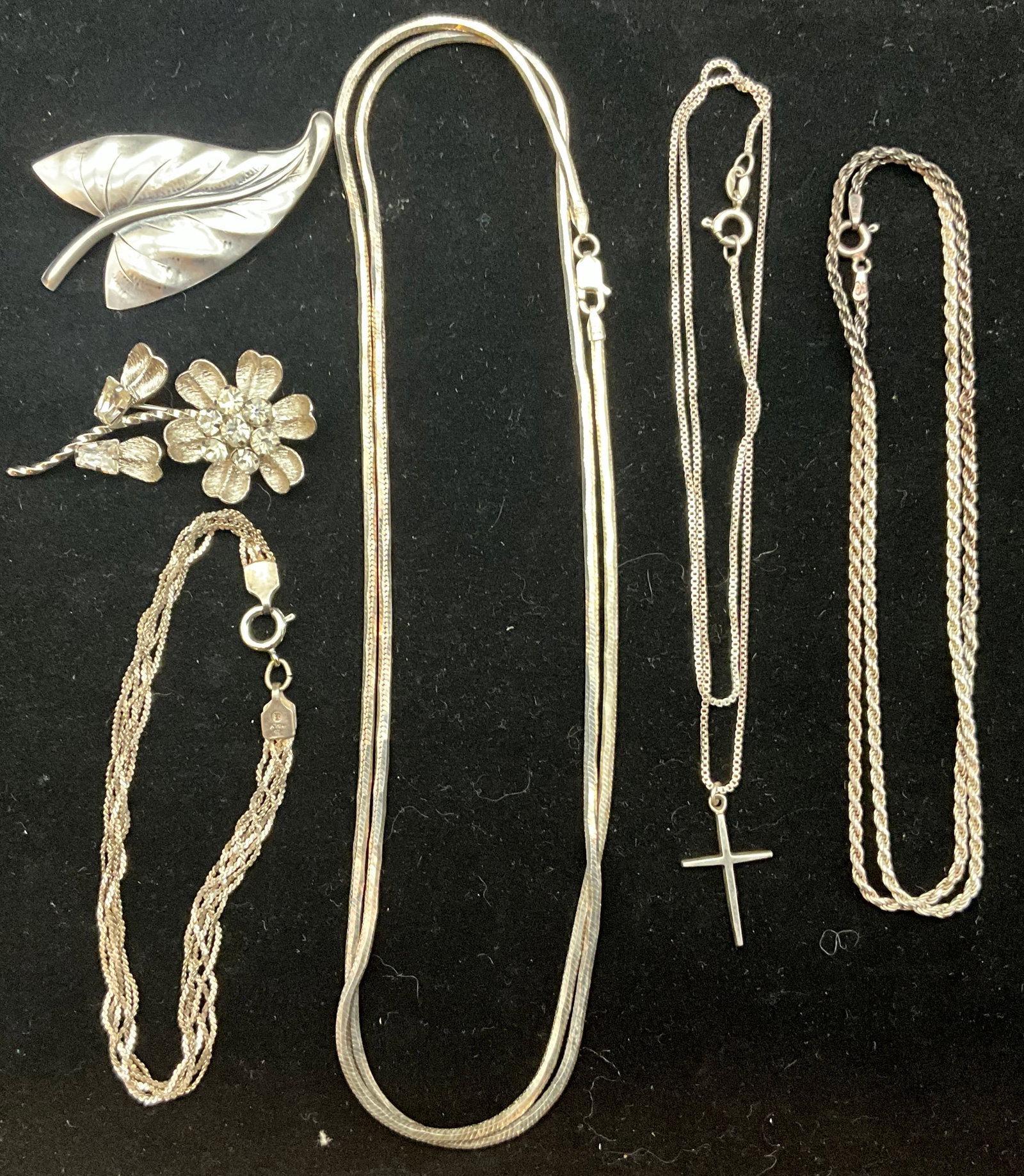 An Assortment of Sterling Silver Jewelry - 2