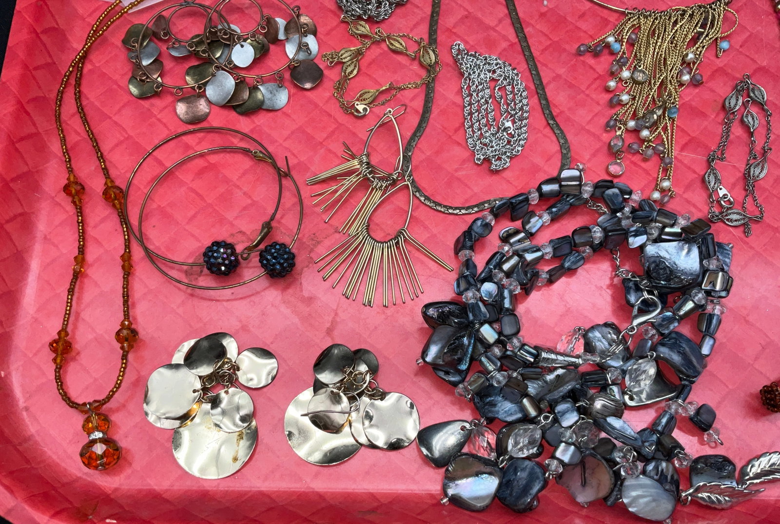 An Assortment of Contemporary and Vintage Style Costume Jewelry - 2