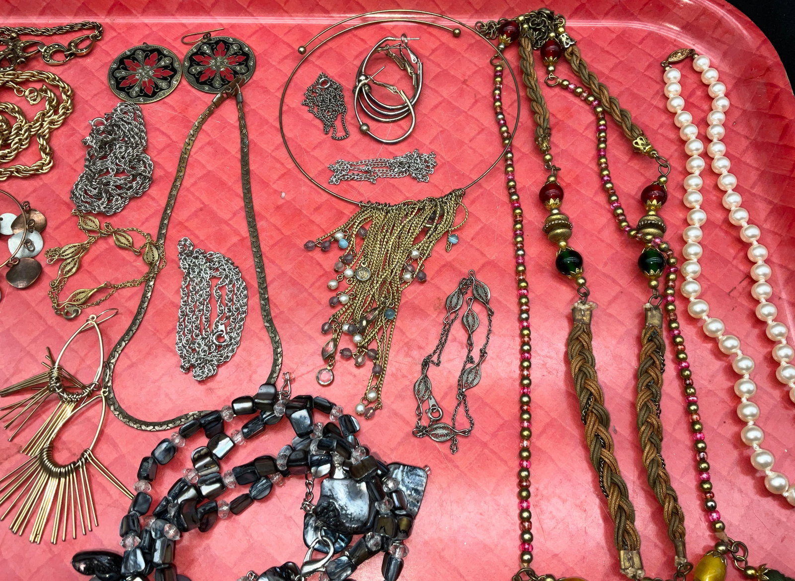 An Assortment of Contemporary and Vintage Style Costume Jewelry - 4