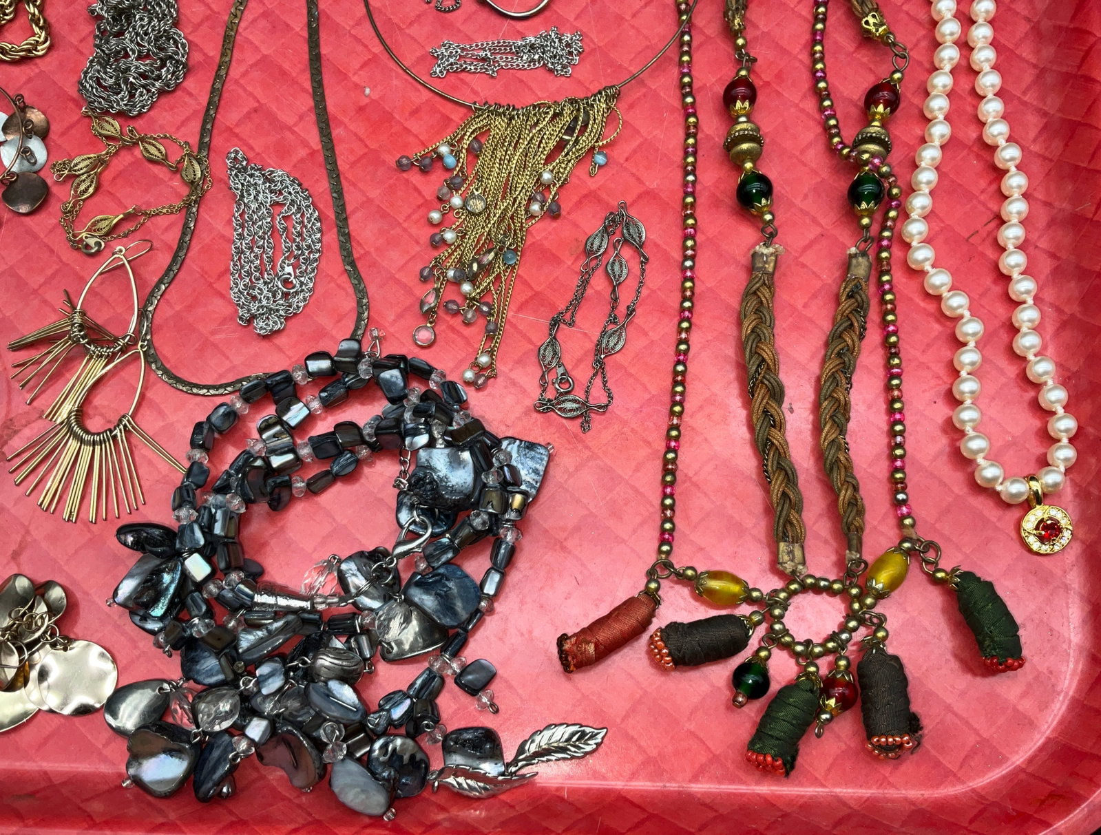 An Assortment of Contemporary and Vintage Style Costume Jewelry - 5