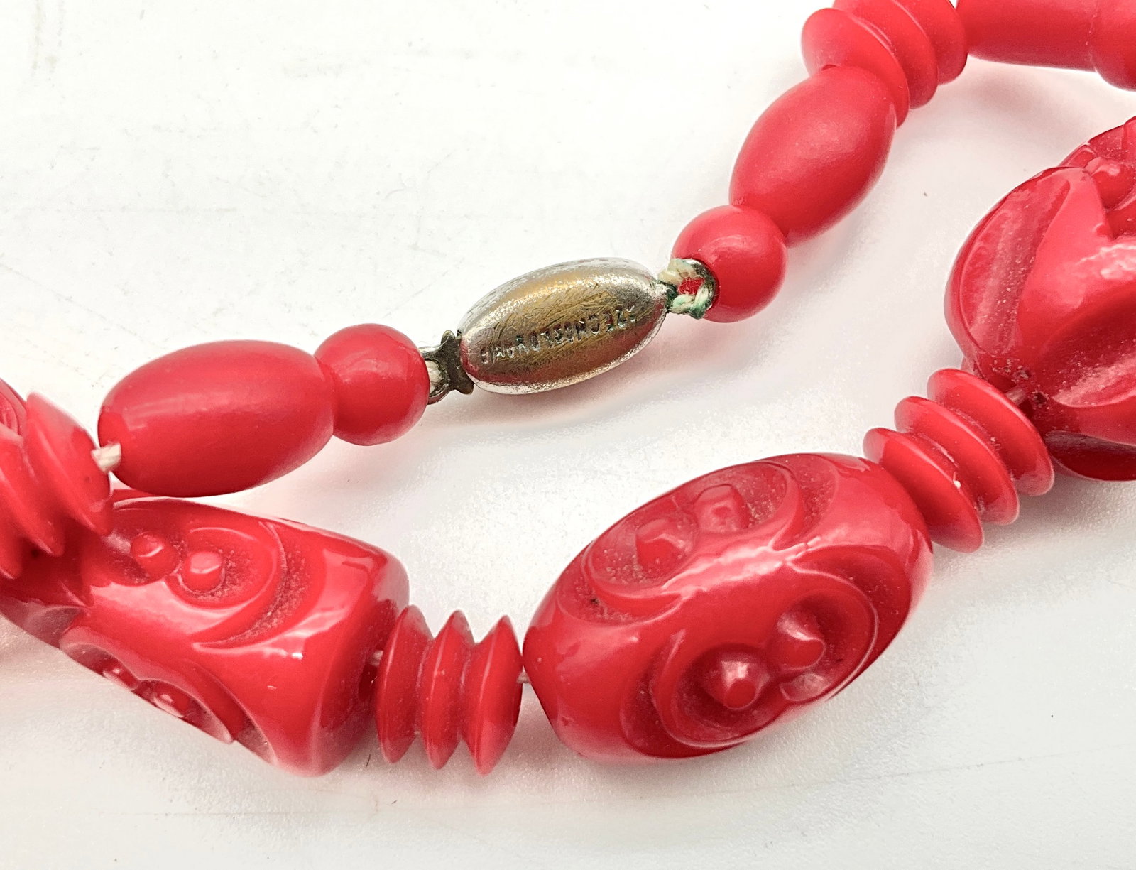 An Assortment of Vintage Red Costume Jewelry - 7