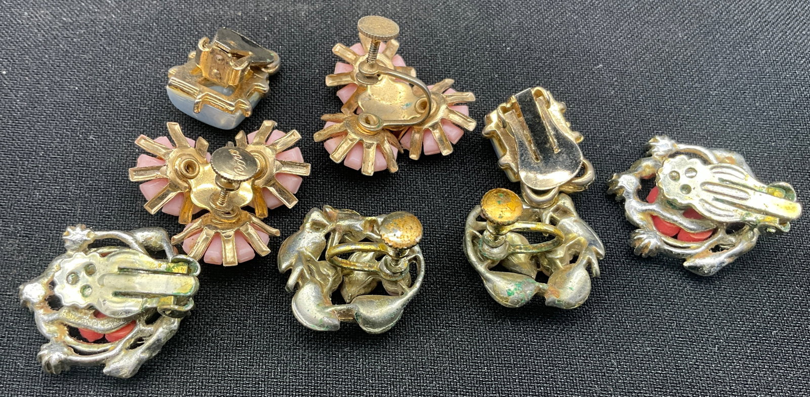 A Collection of Vintage Mid-Century Costume Jewelry Including Coro Signed Pieces - 4