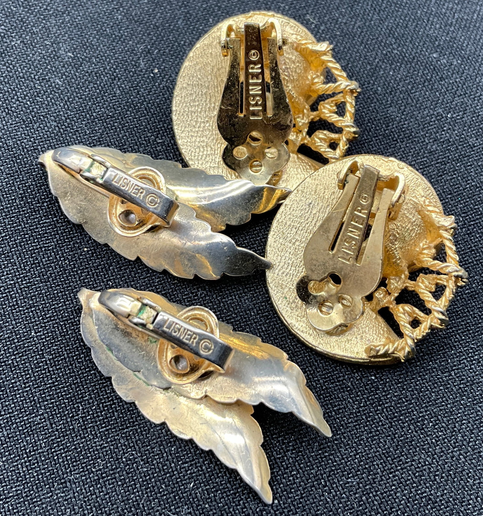 An Assortment of Vintage Signed Goldtone Costume Jewelry - 8