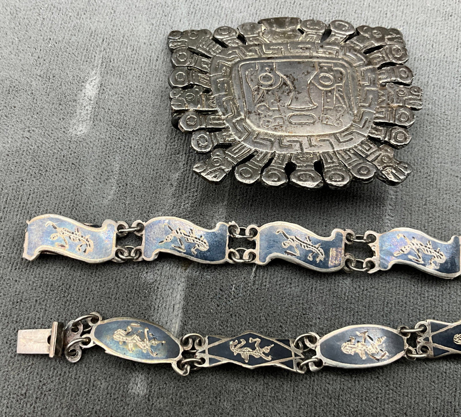 A Collection of Sterling and .900 Silver Jewelry - 2