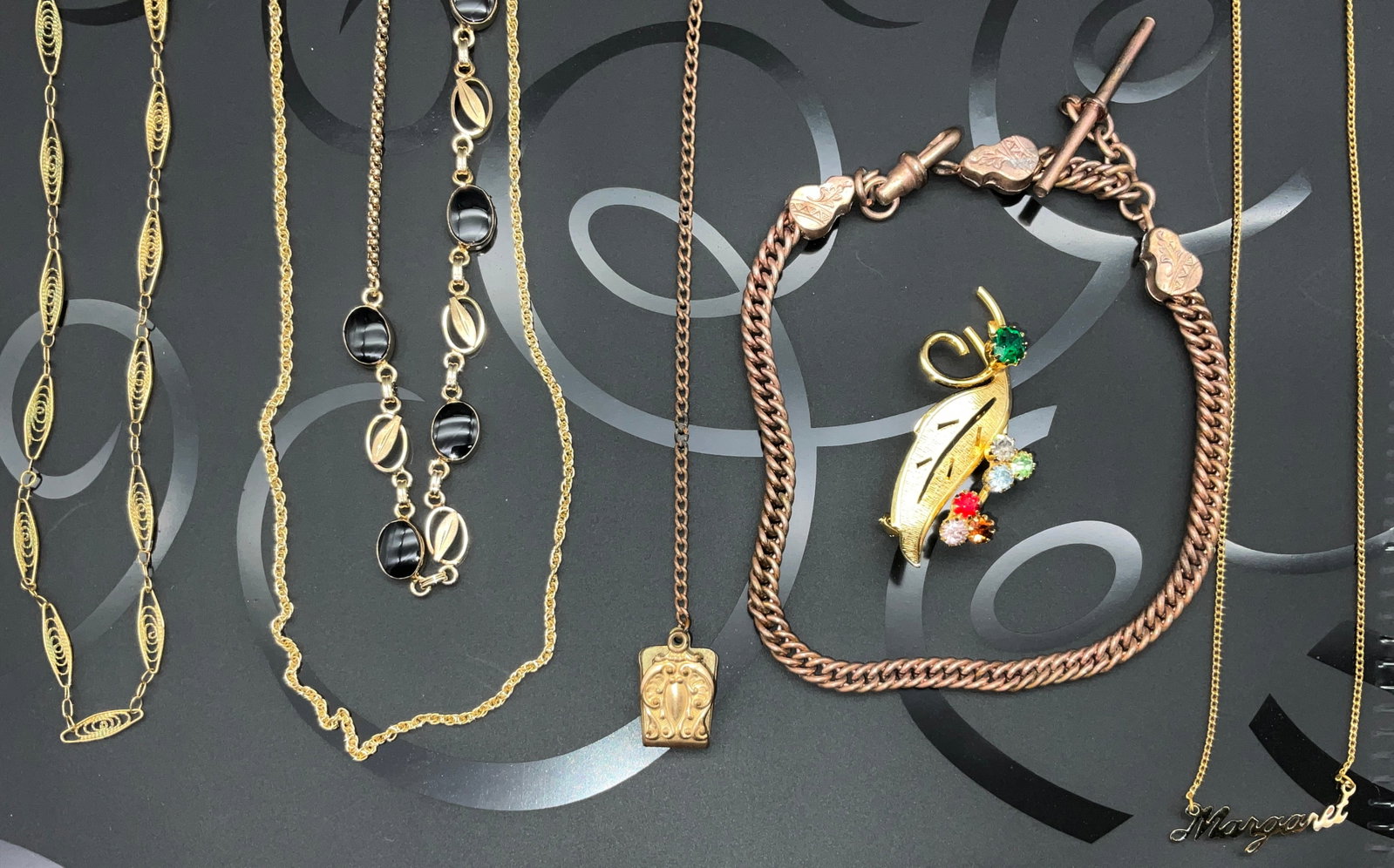 A Collection of Vintage Gold-Filled and Costume Jewelry - 3