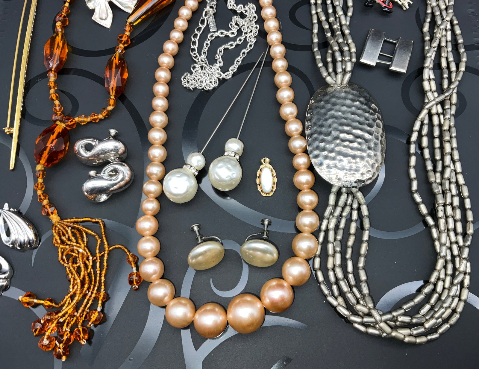 A Collection of Vintage and Modern Costume Jewelry - 2