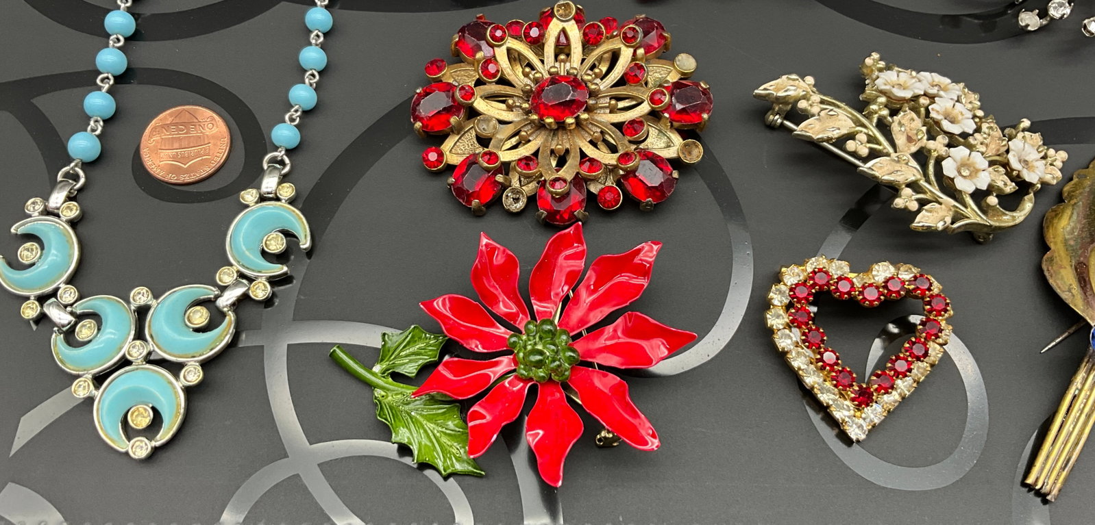 16-Piece Collection of Vintage Costume Jewelry - 2