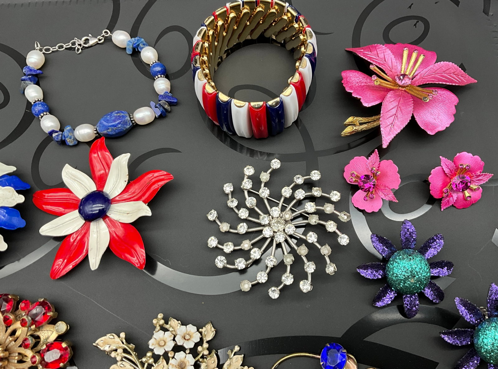 16-Piece Collection of Vintage Costume Jewelry - 4