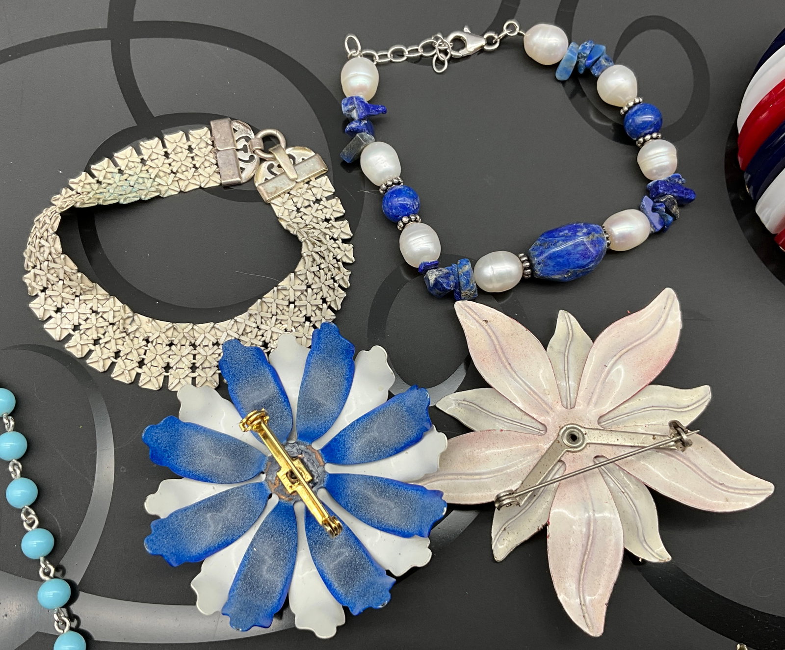 16-Piece Collection of Vintage Costume Jewelry - 8