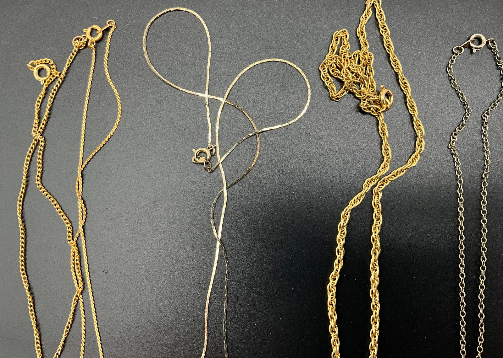 Nine Vintage Costume Jewelry Necklaces and Pendants - 4