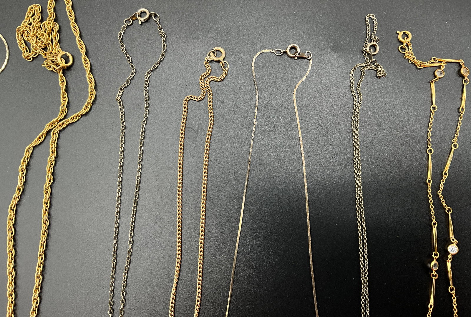 Nine Vintage Costume Jewelry Necklaces and Pendants - 5