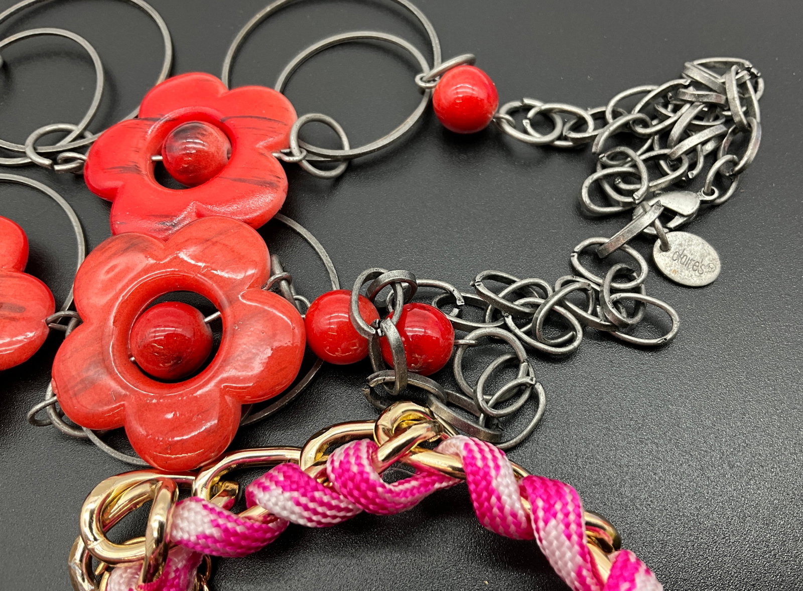A Lot of Five Pieces of Costume Jewelry Including Kate Spade Rosy Posies - 6