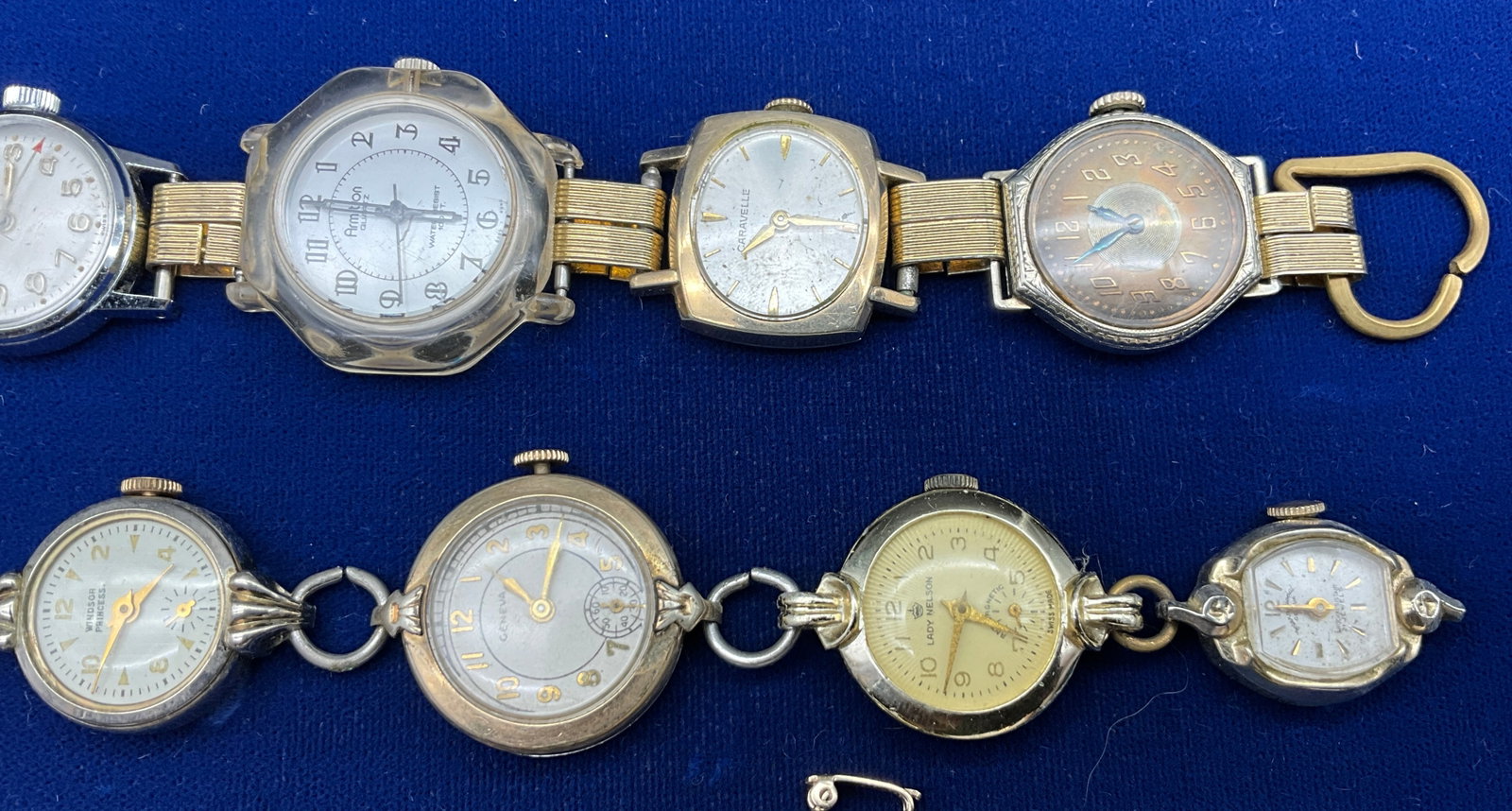 Three Vintage Watch Head and Charm Bracelets - 3