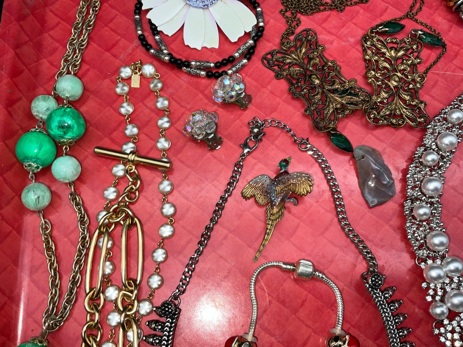 A Collection of Vintage and Contemporary Costume Jewelry - 3