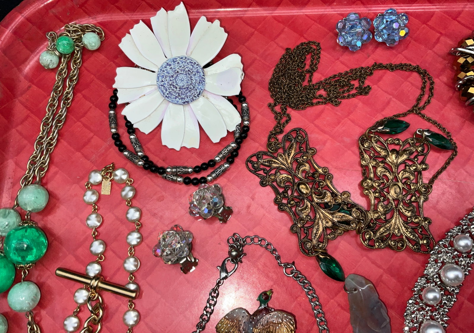 A Collection of Vintage and Contemporary Costume Jewelry - 4