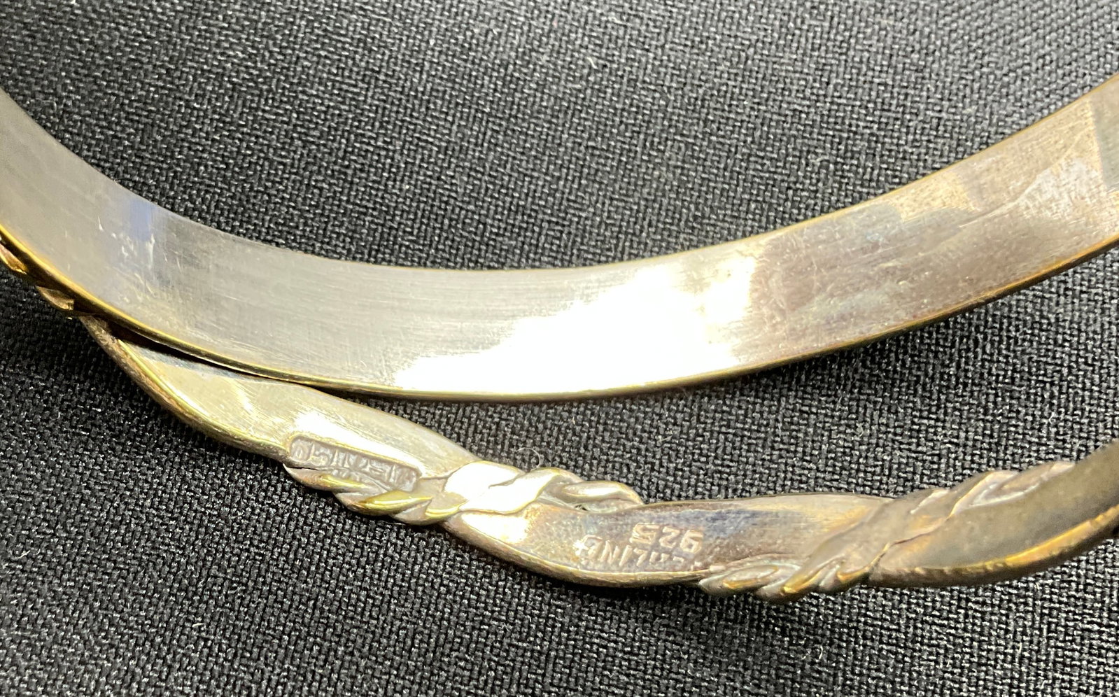 A Collection of Five Sterling Silver Bracelets - 4