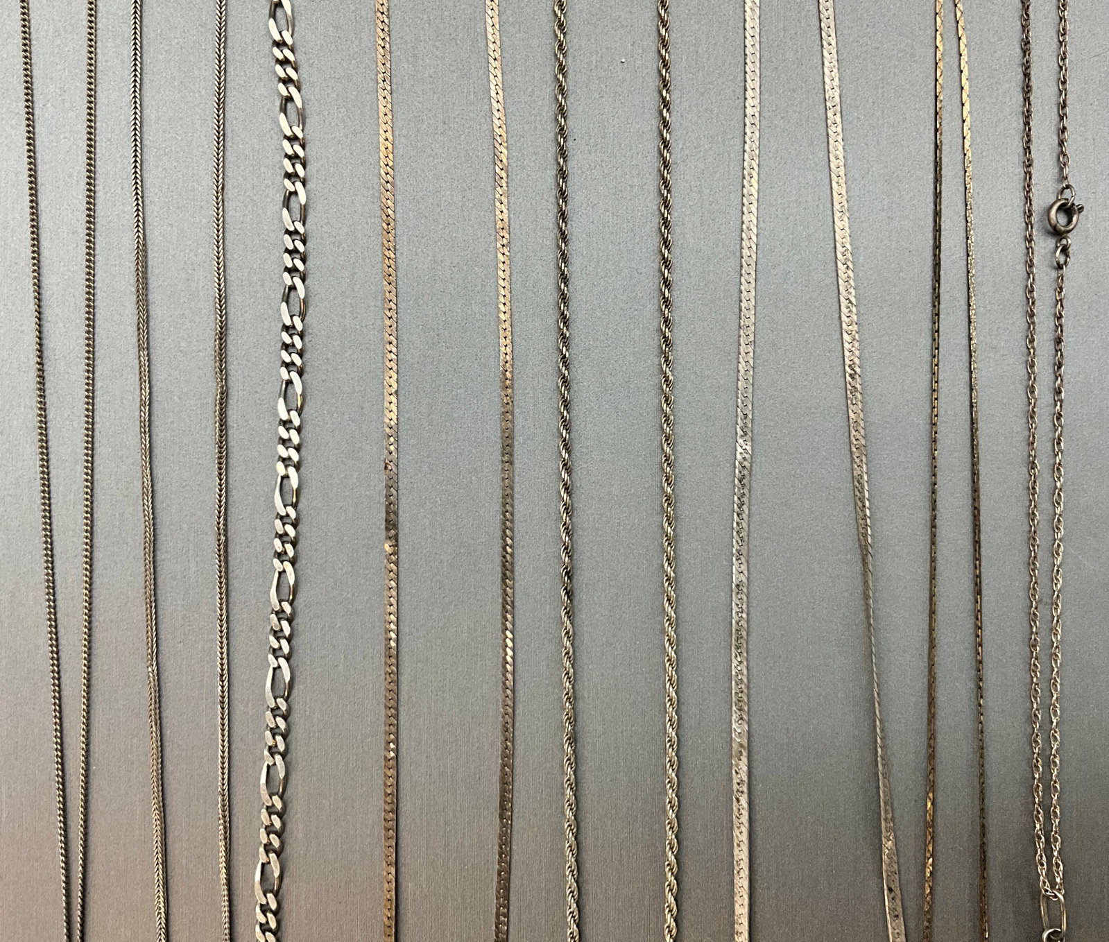 A Collection of Vintage Sterling Silver Jewelry with Pendants - 3