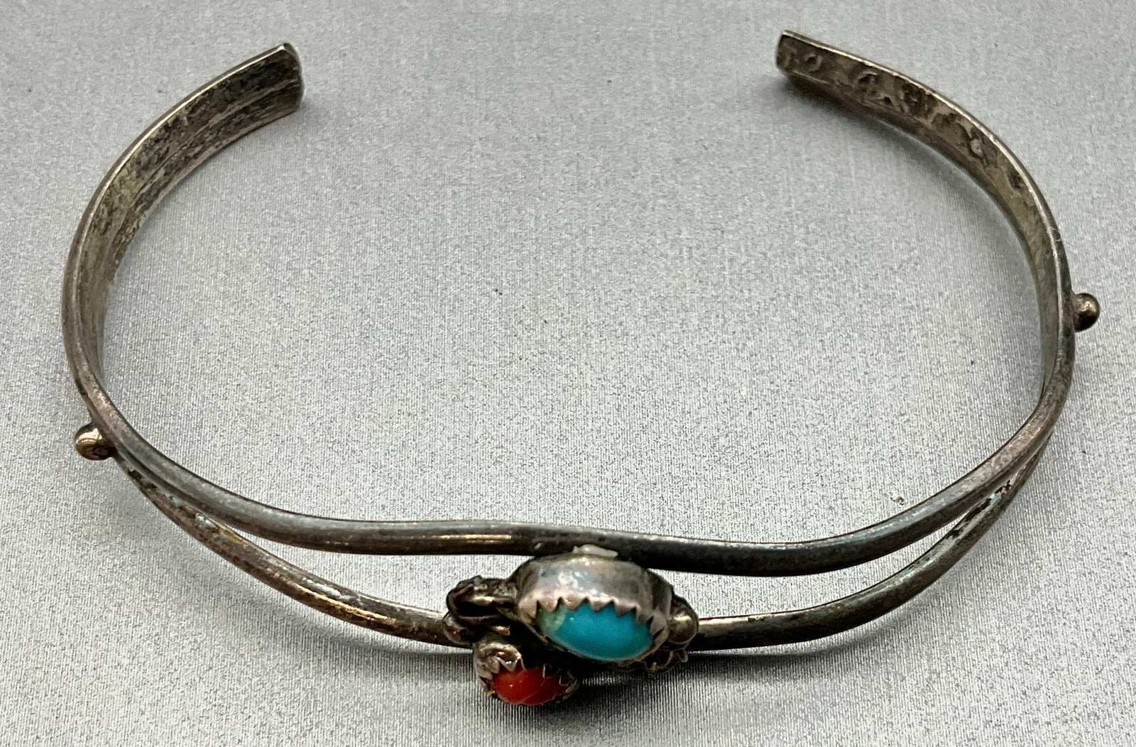 A Collection of Vintage Southwestern Style Sterling Silver Jewelry with Turquoise and Coral - 3