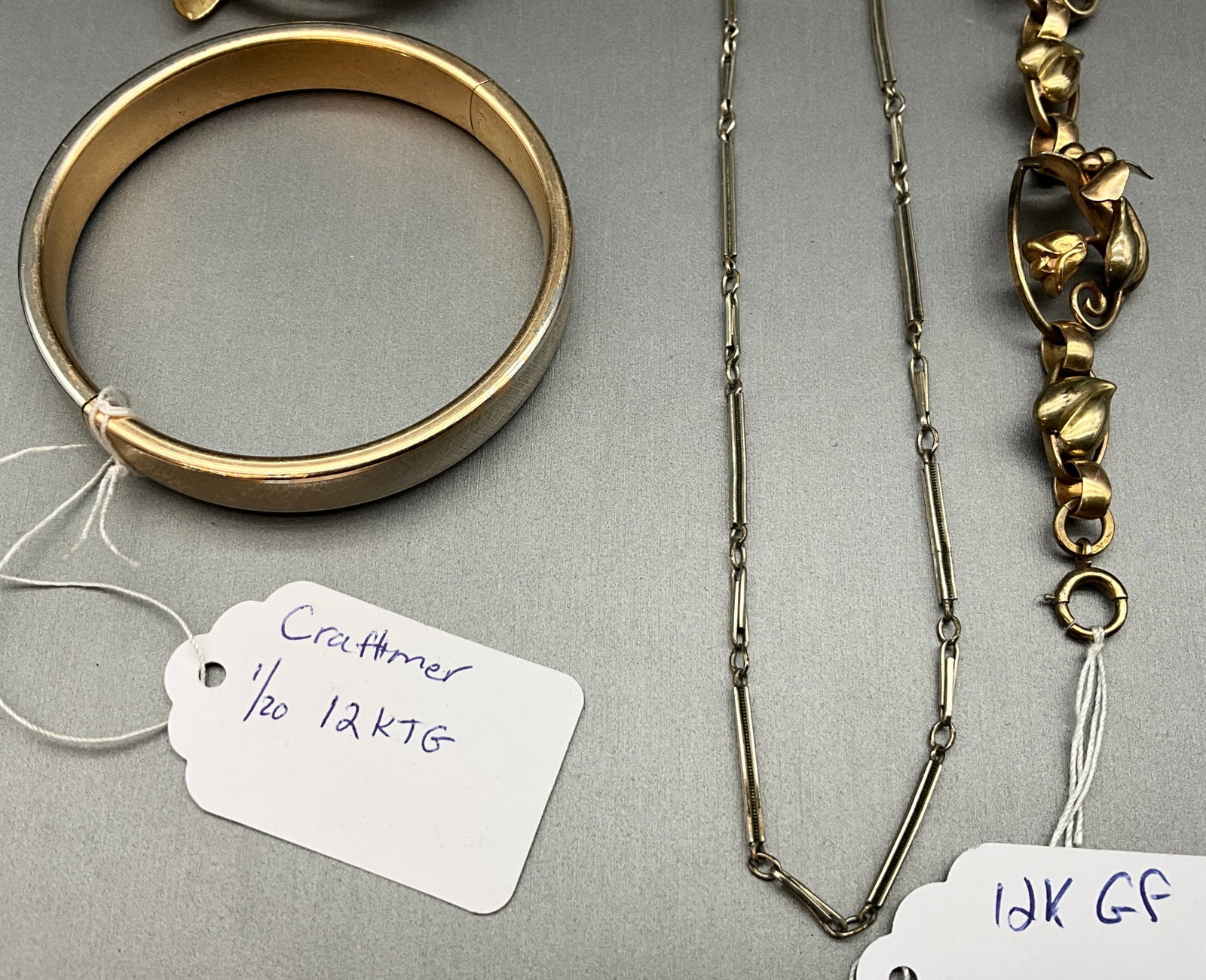A Collection of Vintage Gold Filled and 10 Karat Gold Jewelry - 2