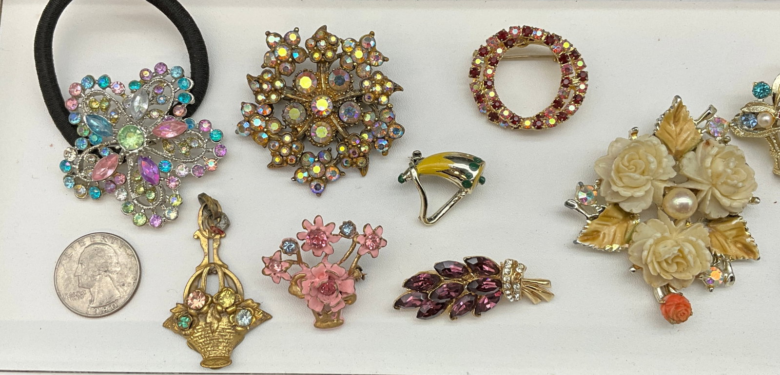 A Collection of Vintage Mid-Century Costume Jewelry - 2
