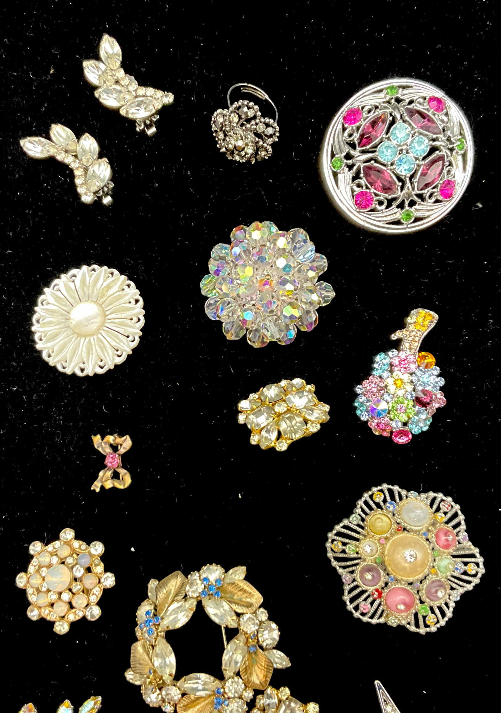A Collection of Vintage Austrian and Sarah Coventry Costume Jewelry - 3