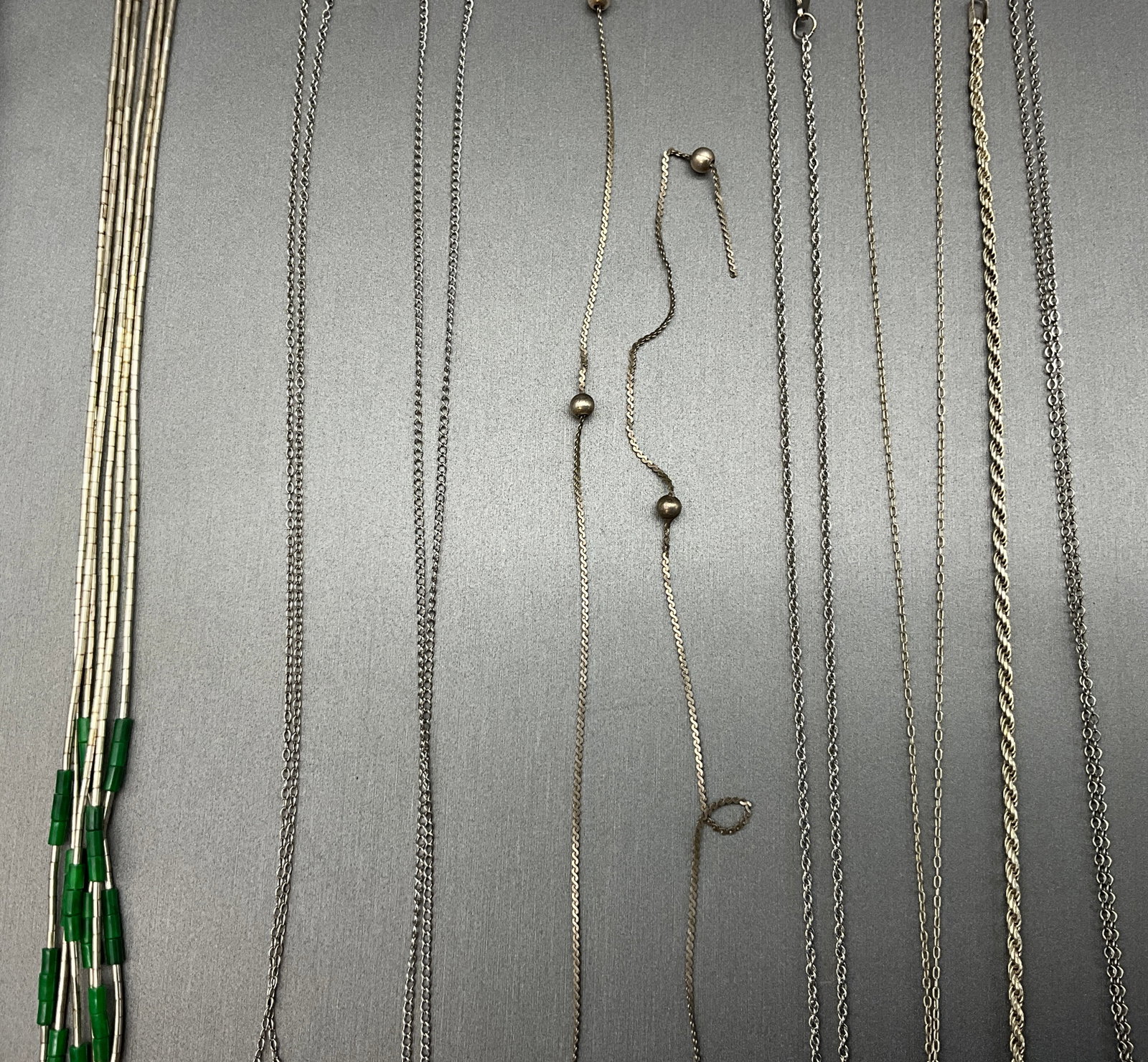 Vintage Sterling Silver Necklace and Pendant Collection, as-is - 3