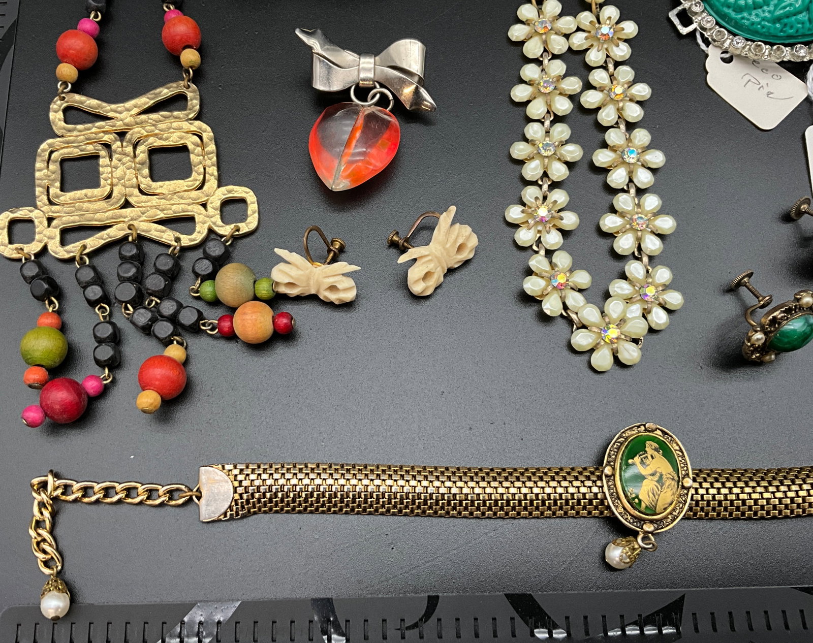 A Collection of Vintage Mid-Century Costume Jewelry, as-is - 2