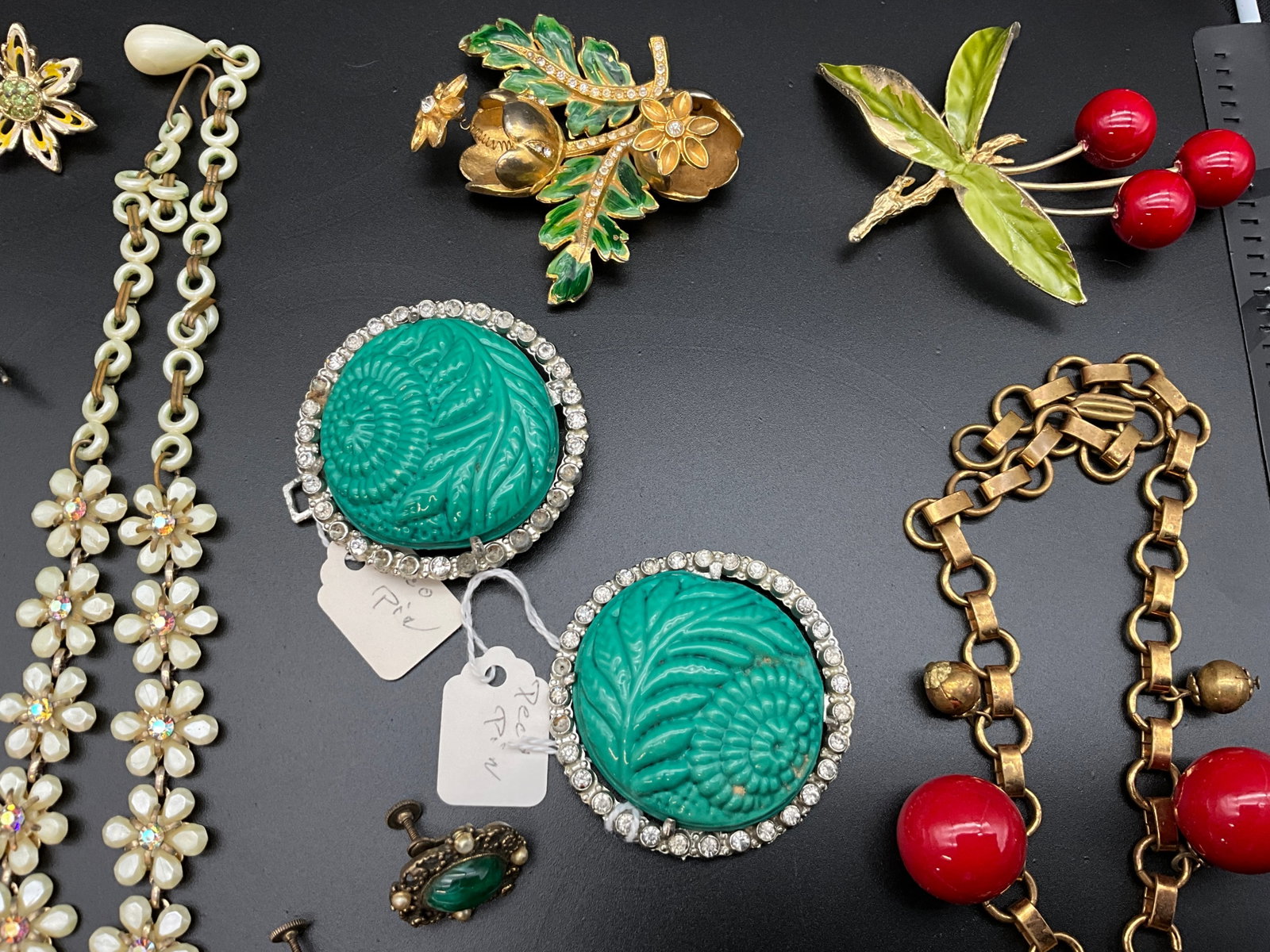 A Collection of Vintage Mid-Century Costume Jewelry, as-is - 4