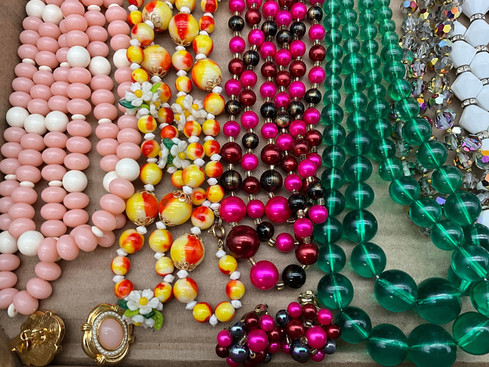 A Collection of Vintage Mid-Century Modern Costume Jewelry - 2