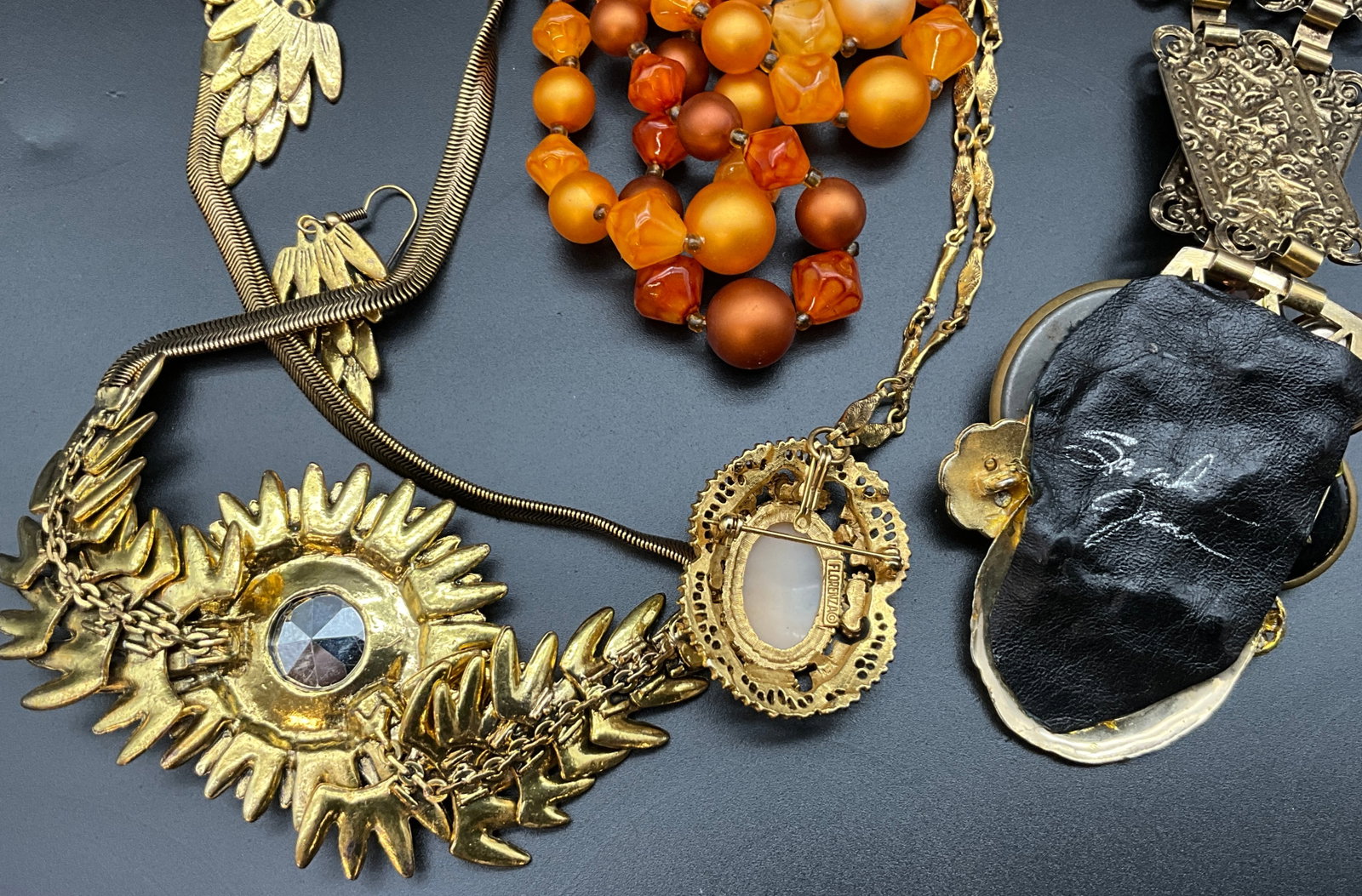 An Assortment of Vintage and Contemporary Costume Jewelry - 6