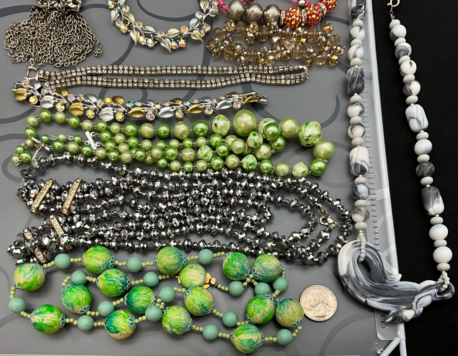 A Collection of Vintage Costume Jewelry - 2