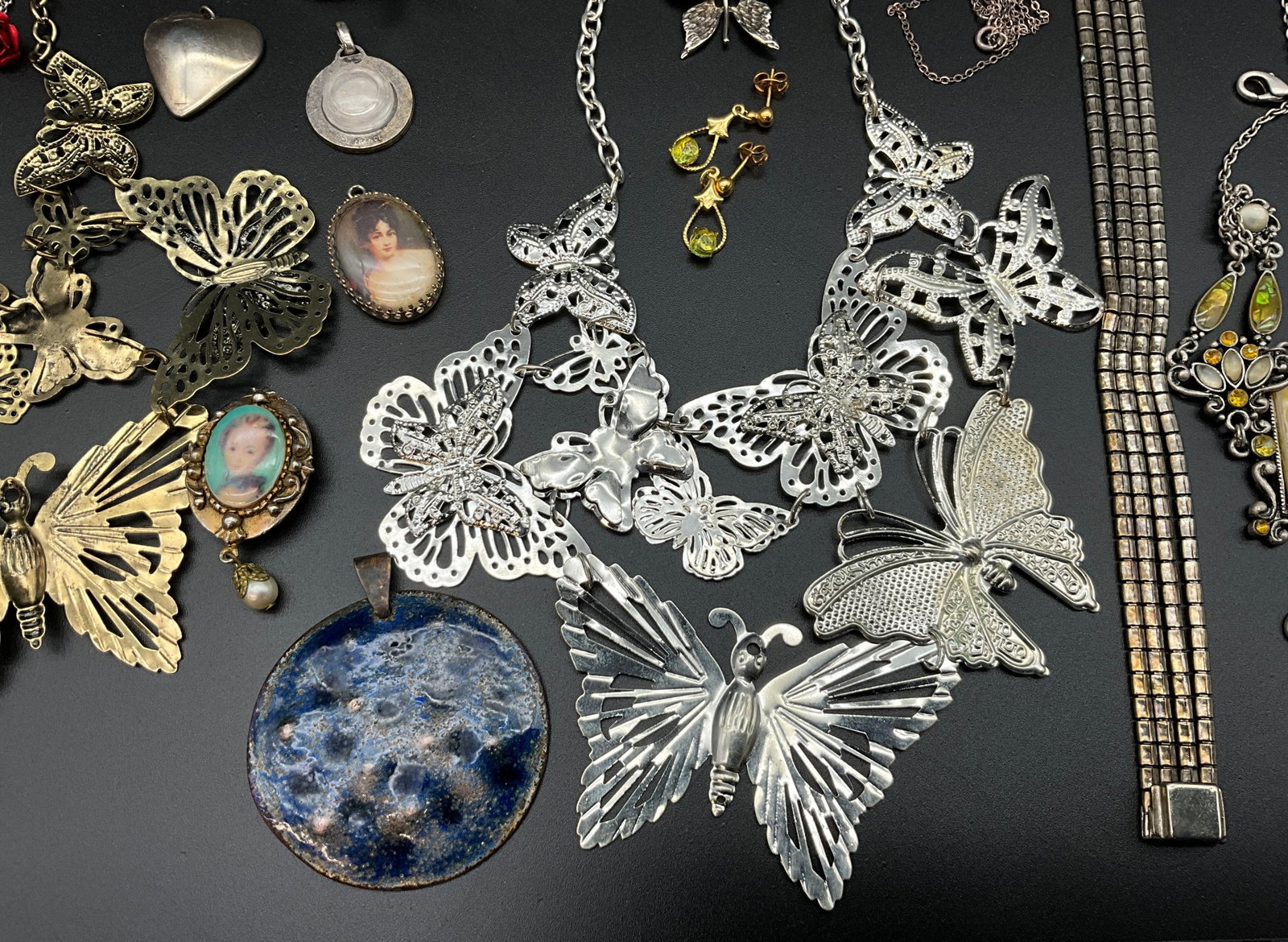 Vintage Butterfly and Botanical Theme Costume Jewelry Collection - 3